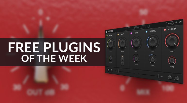 Refire, Color Bundle, Pixel Rabbit: Free Plugins of the Week