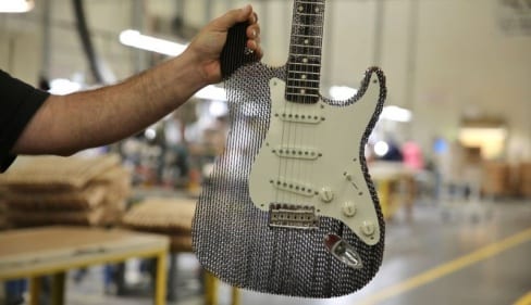 Cardboard Stratocaster