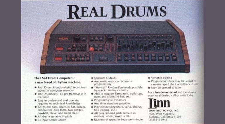 Linn Drum Advert